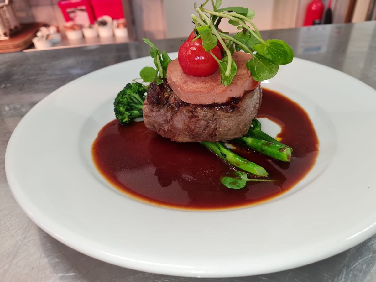Freshly prepared dish
