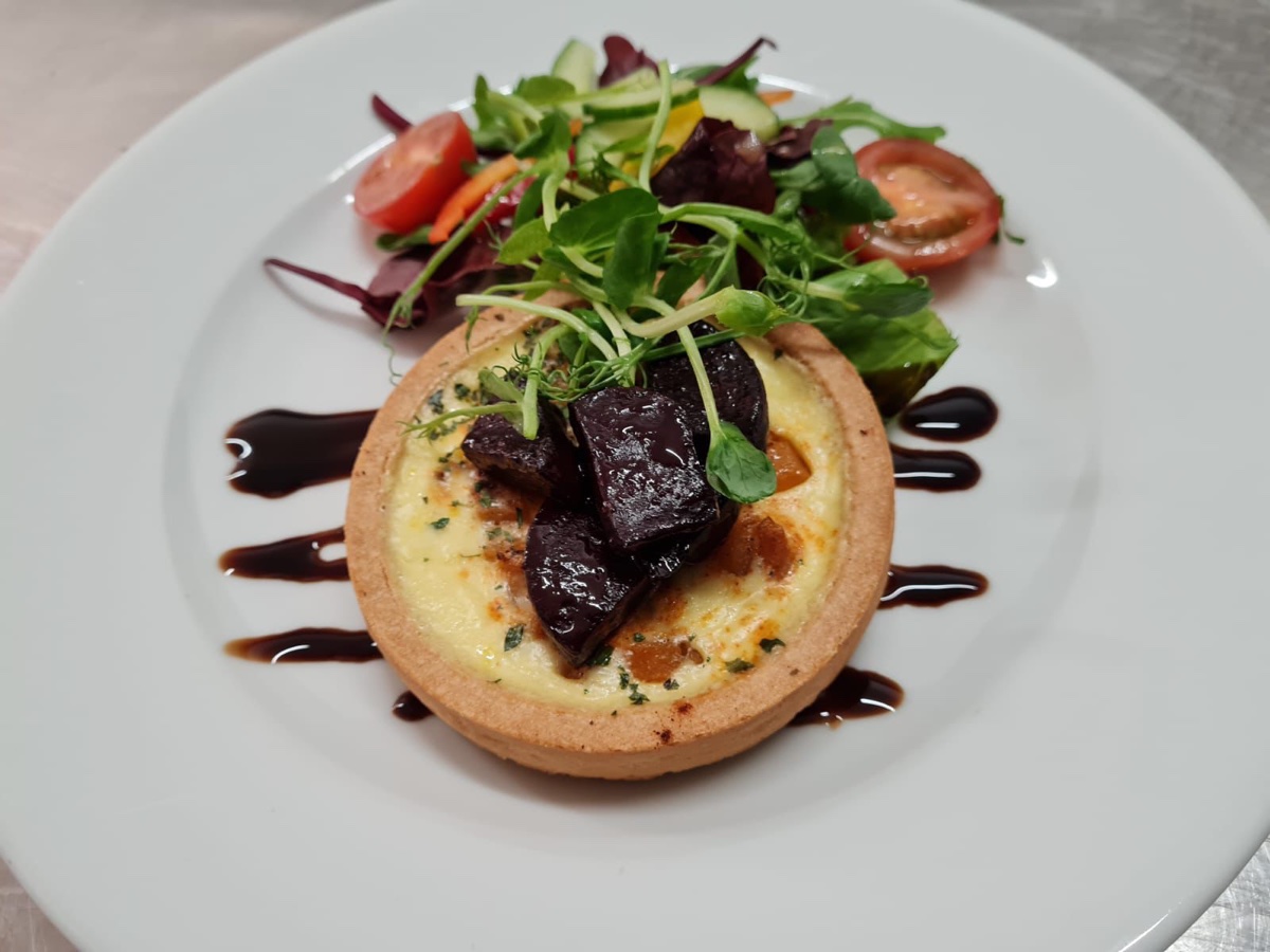 Freshly prepared dish