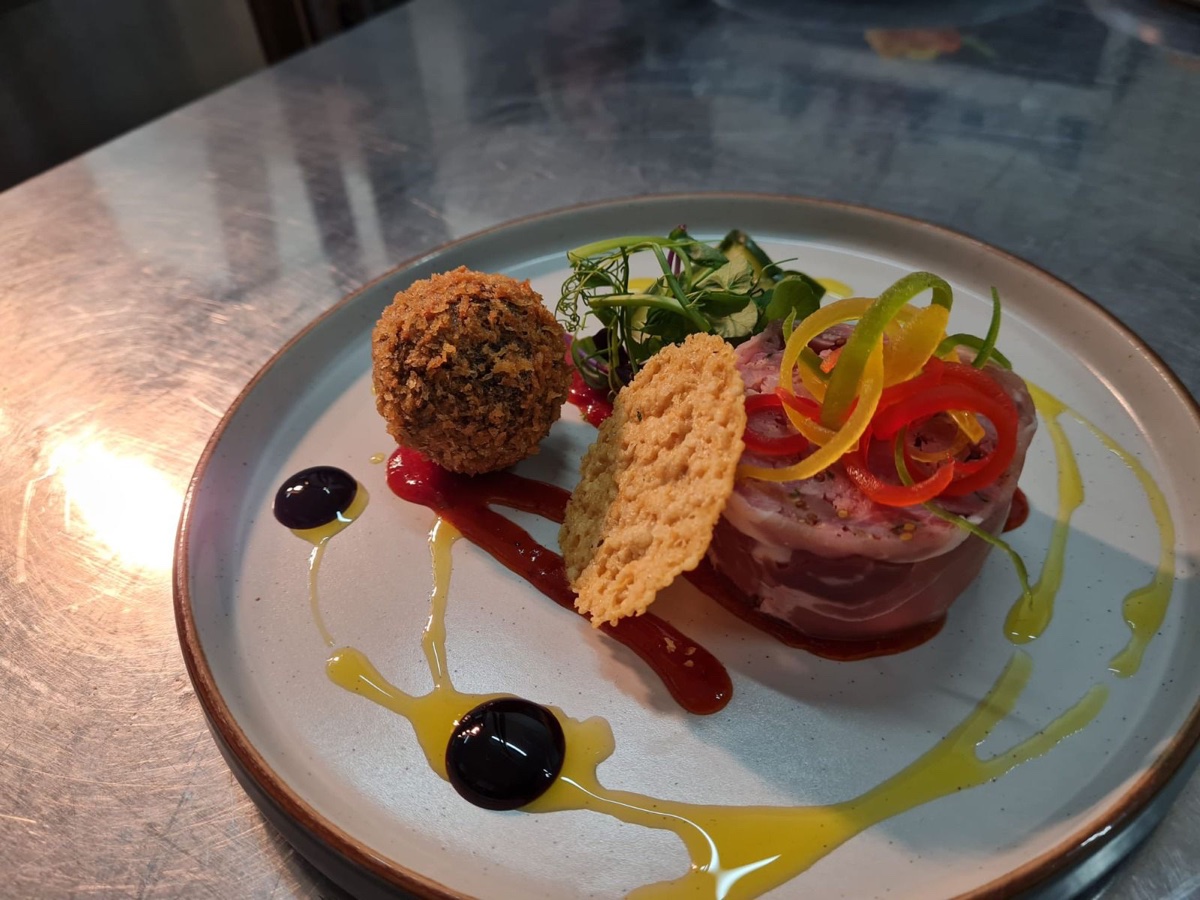 Freshly prepared dish